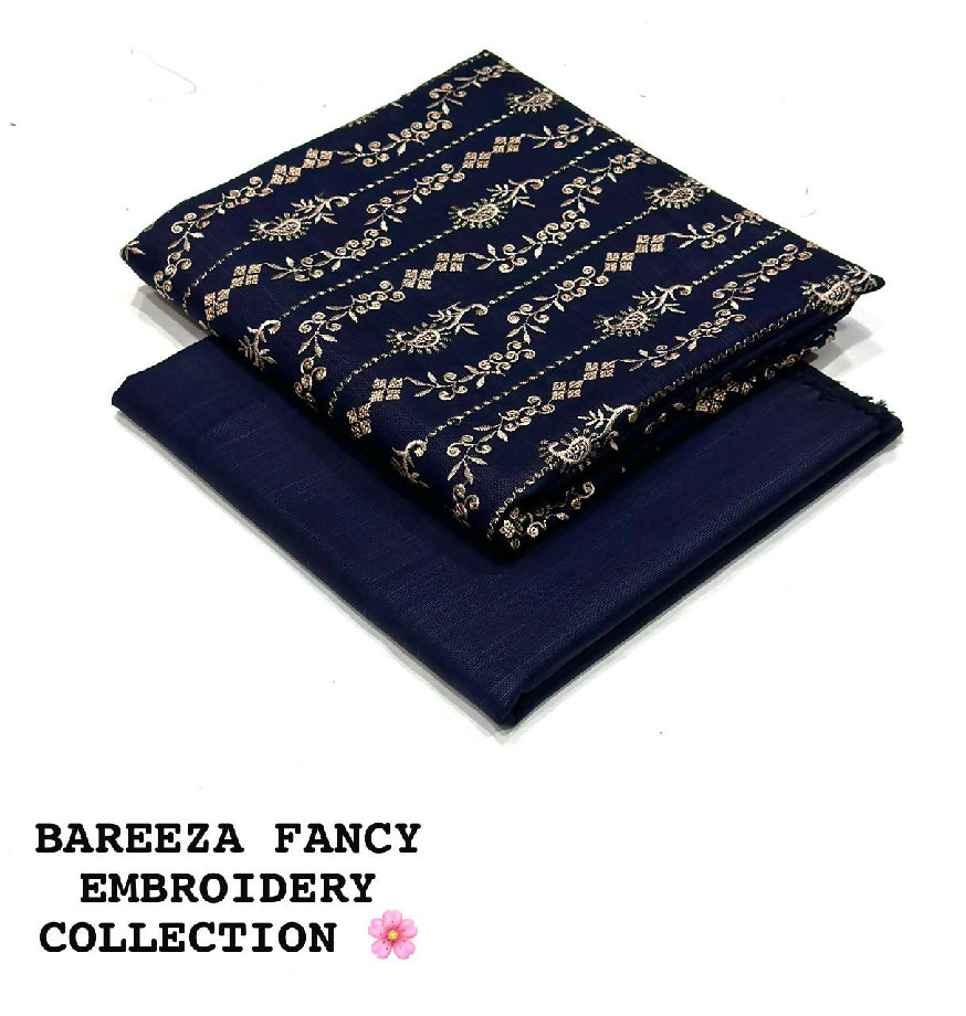 Bareeza embroidery 2pc khadar suit