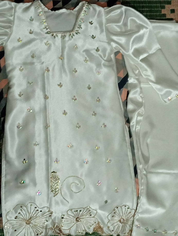 Hand made Embroidered silk