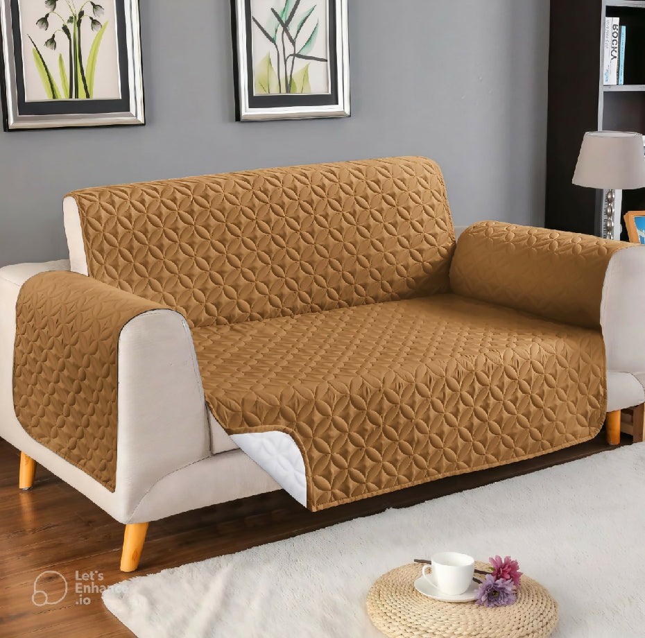 ❇ *ULTRASONIC MICROFIBER SOFA COVER* ✅ Fabric: MICRO (Consists of three Layers. 1st layer is of microfiber, 2nd layer is of polyester and 3rd layer is non-woven) ✅ Color: ✔ Skin ✔ Maroon ✔ Dark Brown ✔ Grey ✔ Copper ✔ Green ✔ Blue ✔ Black ? All siz