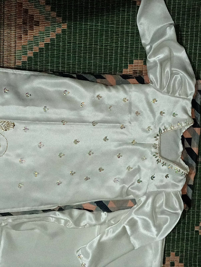 Hand made Embroidered silk