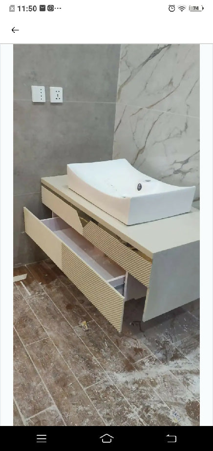 Marble vanity