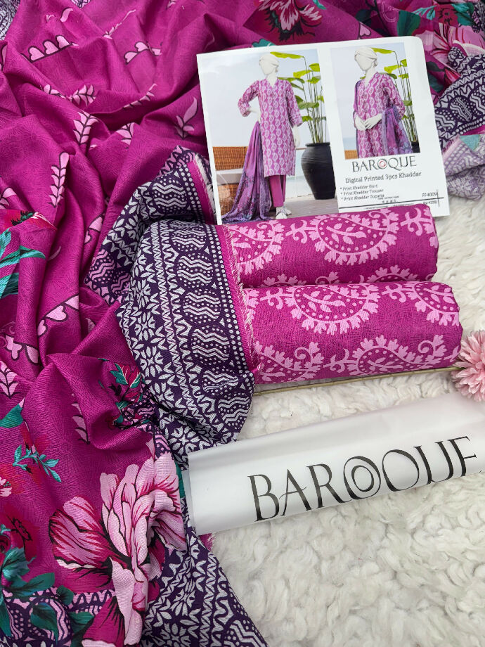 BAROOQUE Khaddar Digital 2025