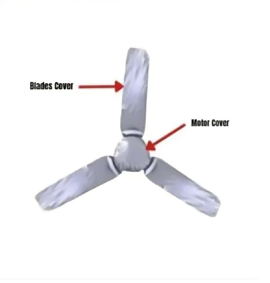 Waterproof and dustproof ceiling fan cover