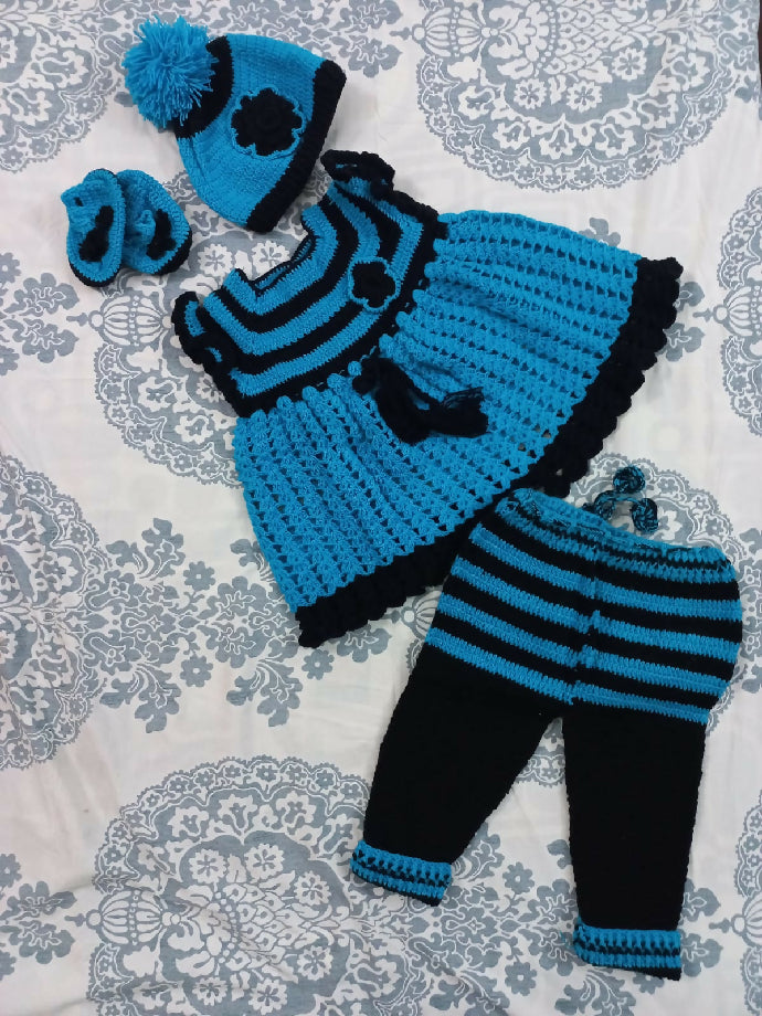 Blue Sky Crochet Baby Outfit