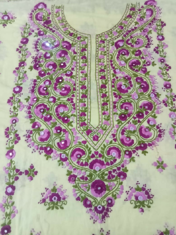 Gul Ahmed lawn shirt Heavy hand embroidered