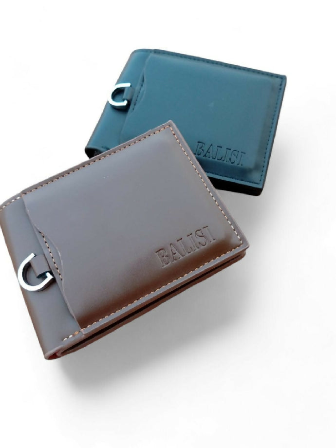 Man's collection wallet leather