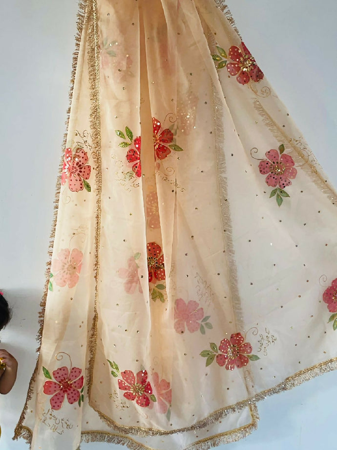 Hand painted duppata