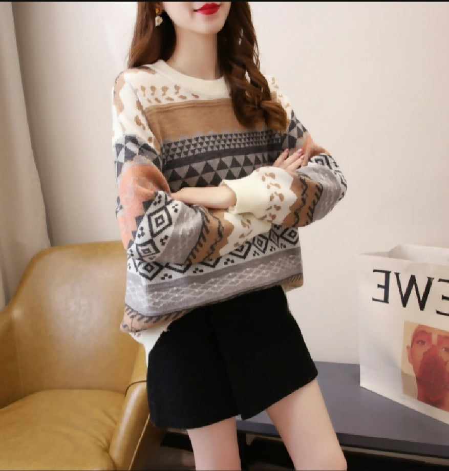 Winter pullover knitwear