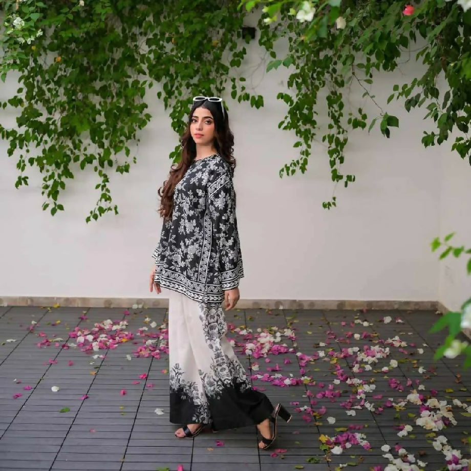 Cord set 2pc allovr print