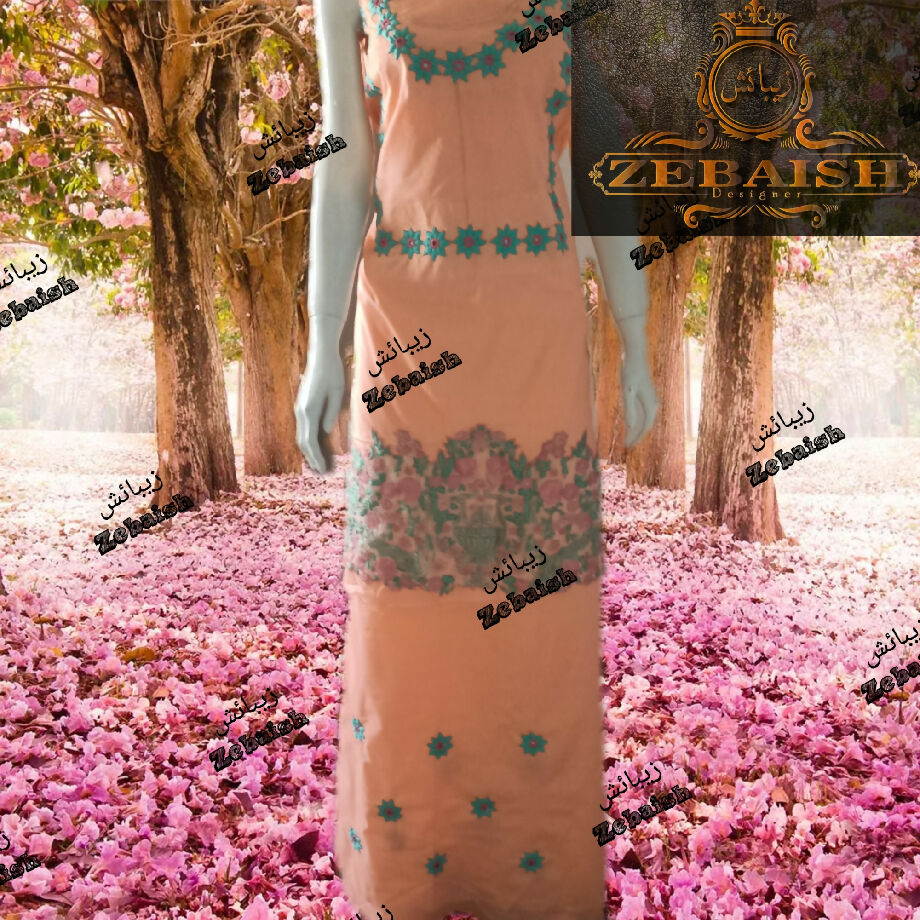 Applique Handwork Two Piece Suit