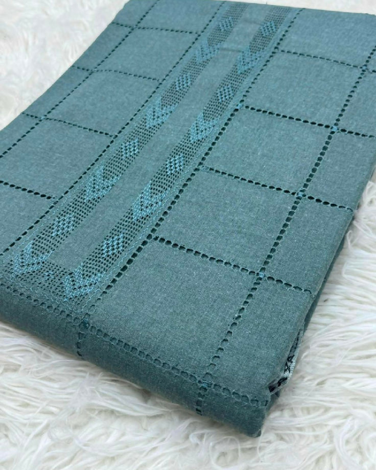 Khaddar karandi with handmade full tarkashi embroidery shirt