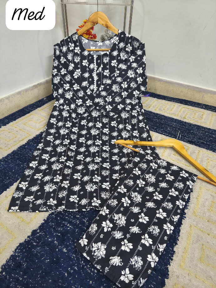 2pc cotton fabric for girls