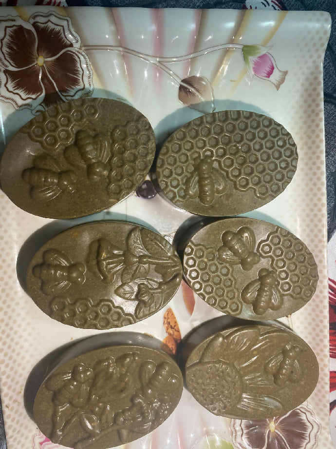 Product Name: All-in-One Herbal Glow Soap (Handmade & Natural)