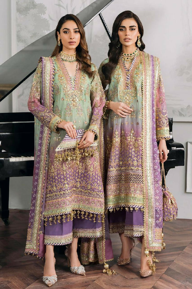 Chiffon sequence and adda work suit