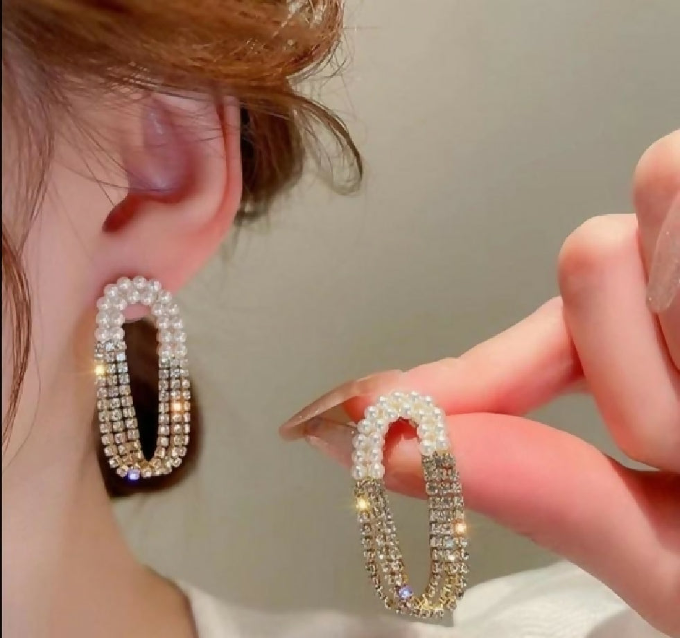 Silver/ golen plated Earrings