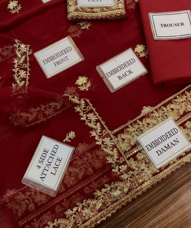 NEELS Special chiffon frock with malai trousers