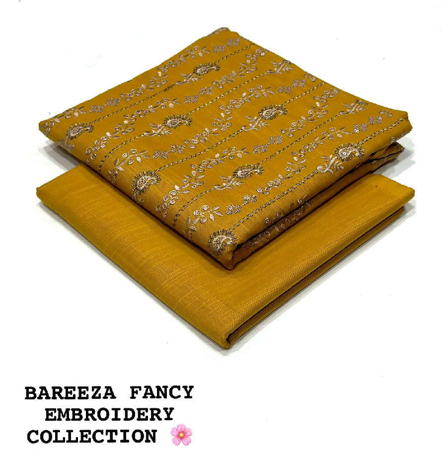 Bareeza embroidery 2pc khadar suit