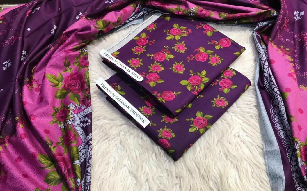 Marina dhank printed suit 3piece