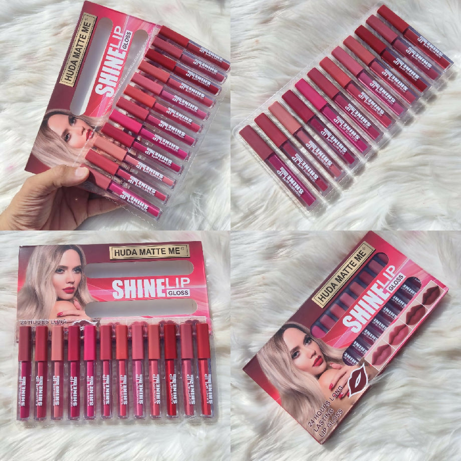 Matte Lip Glosses 12pc set