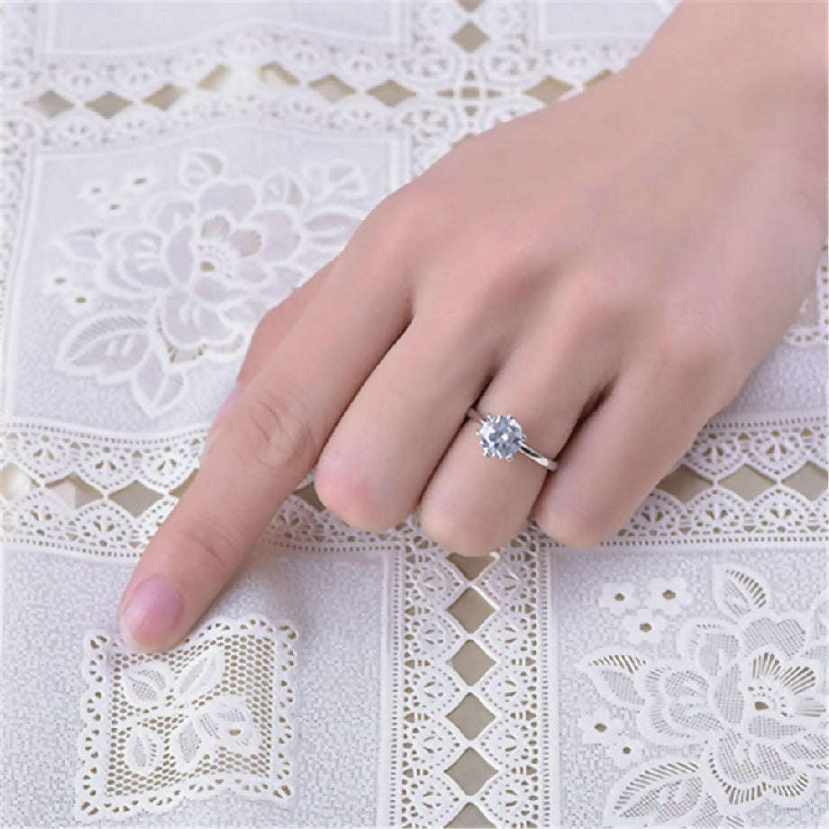 Zarkoon diamond cut ring