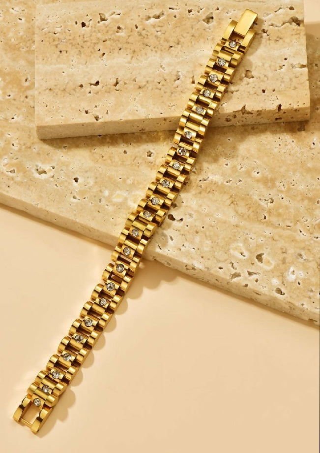 Rolex 1 stone bracelet