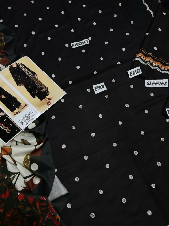 dhank 3 piece embroidery suit