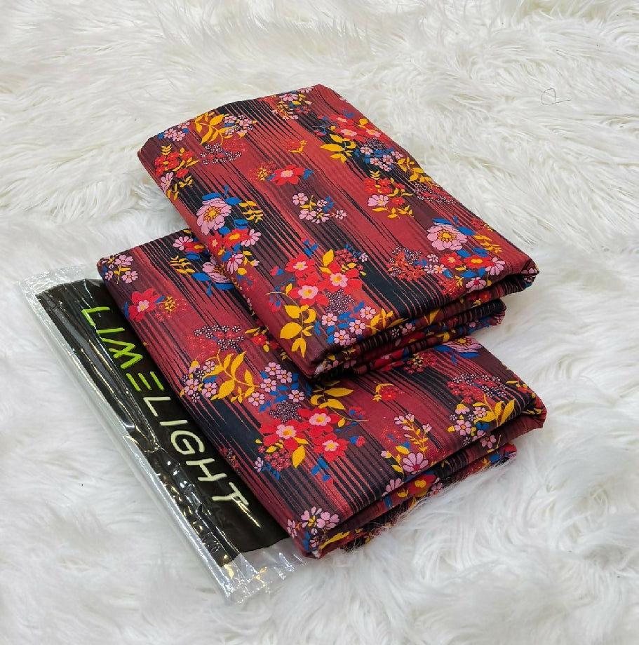 Unstitched Printed Khaddar Two Piece