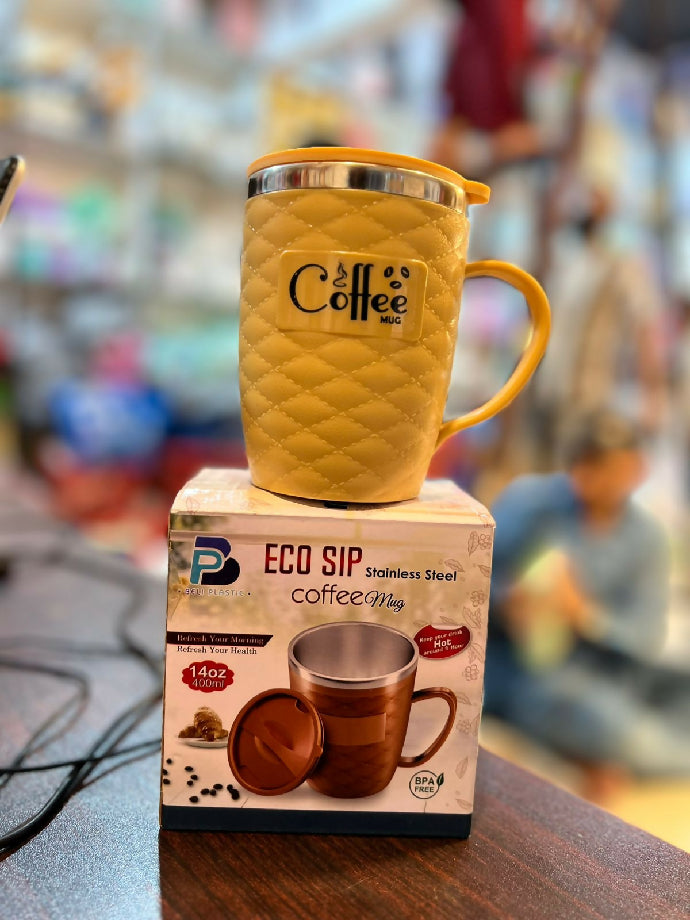 Eco sip stainless steel mug