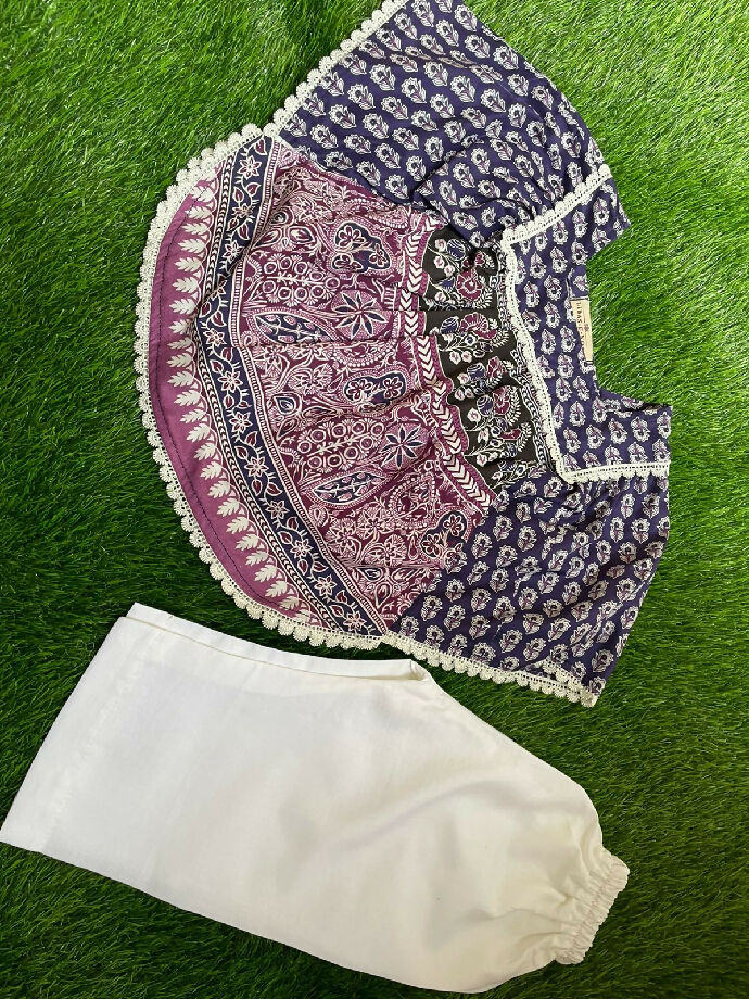 Baby girl frock with trouser