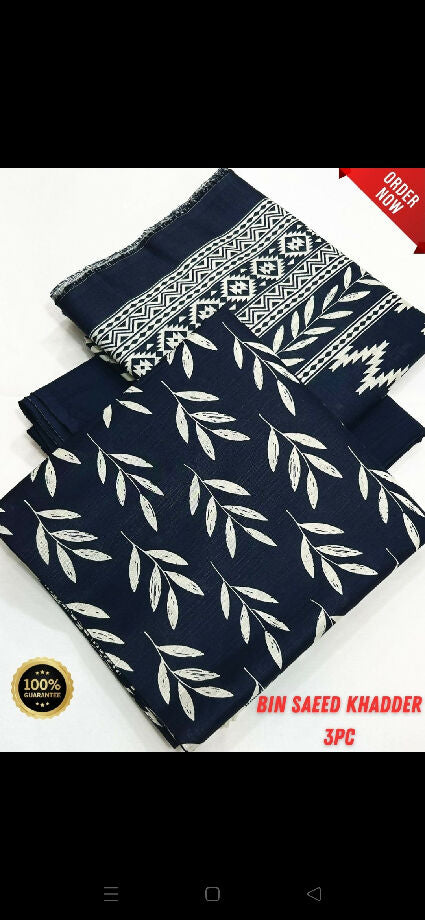 Khadder bin Saeed 3pc suit