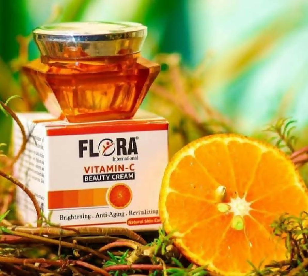 Flora vitamin c face wash+cream