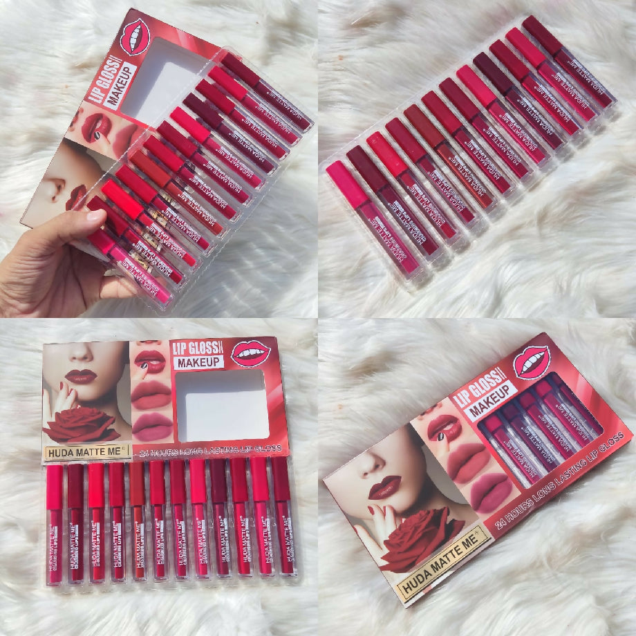 Matte Lip Glosses 12pc set