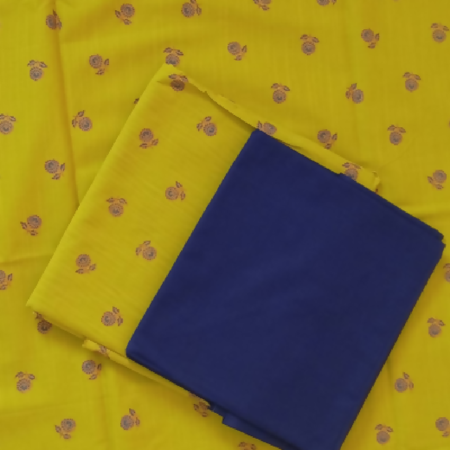 Orangy Bloom – 2-Piece Imported Khaddar Suit