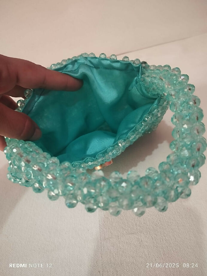 Handmade Crystals beaded luxury bag