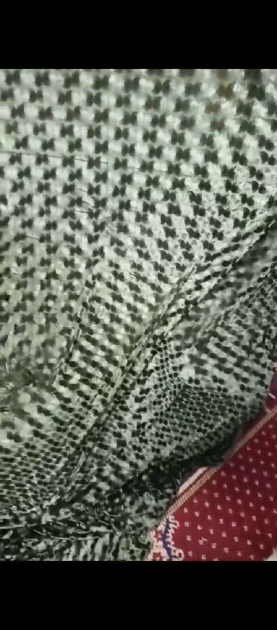 Korean velvet two piece allover design..