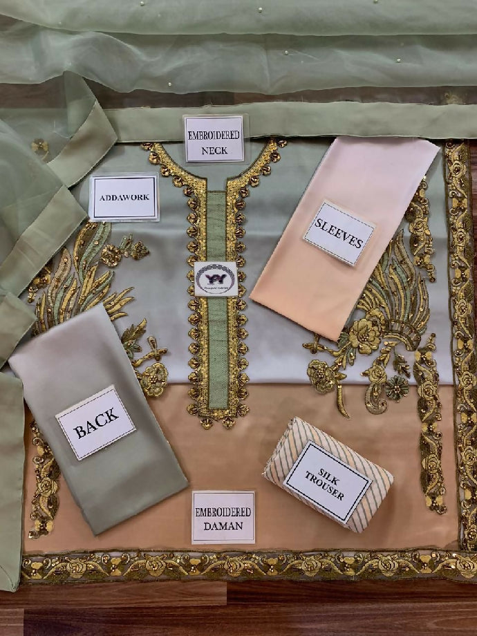 Luxury Embroidered Dress For women's