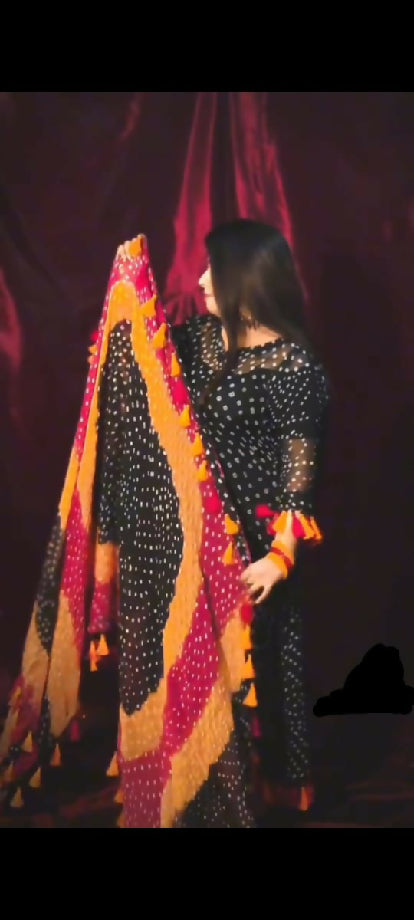 Chunri trending chiffon suit