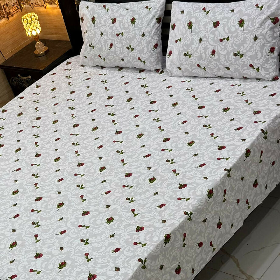Double Bed King Size Cotton Bedsheet