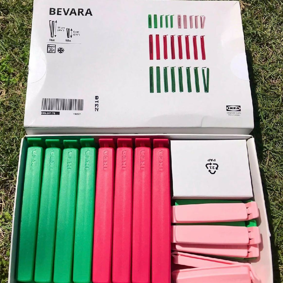 IKEA BEVARA 26-Pc Sealing Clips
