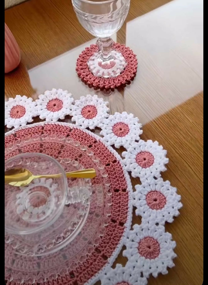 Crochet Table Mats (Set of 6)