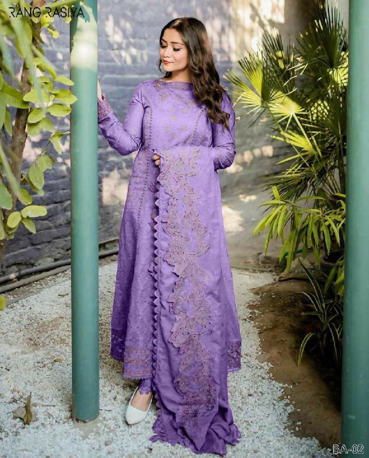 Dhanak Embroided suit