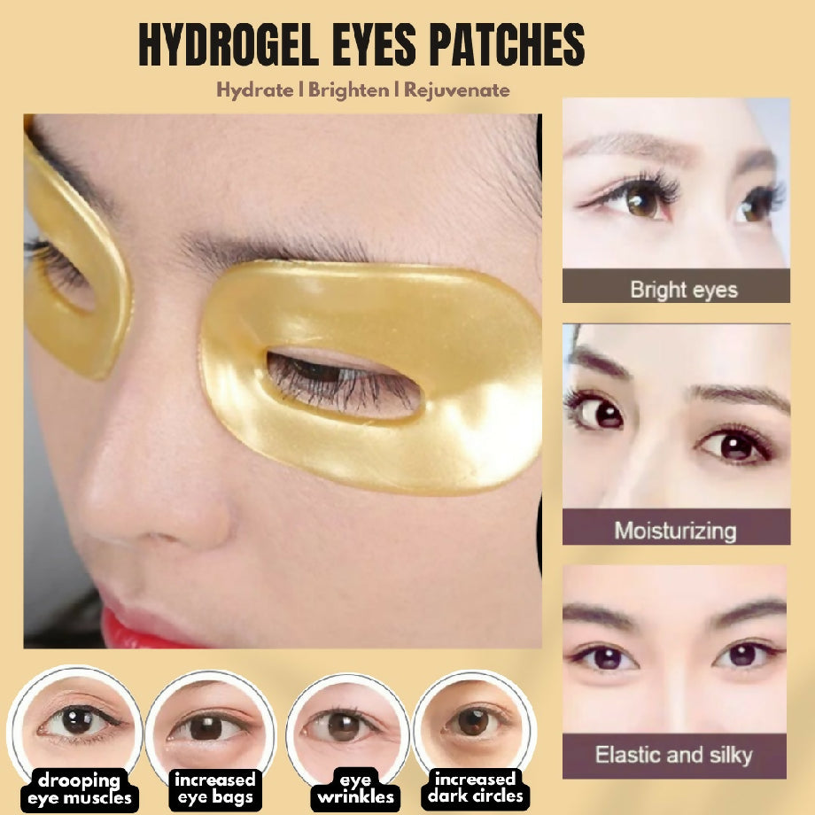Mishkin gold hydrogel eye mask patches