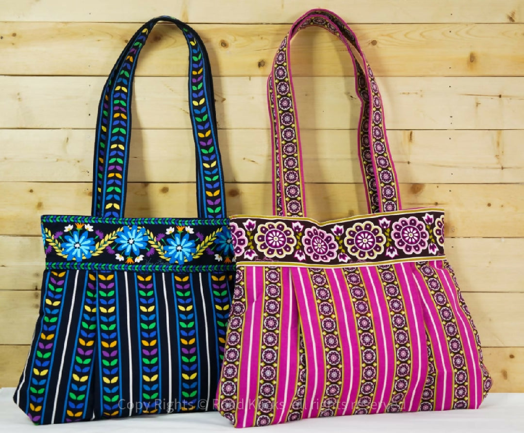 Eco Step printed handbag