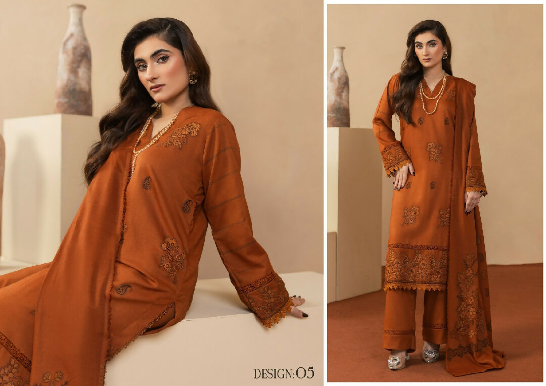 Winter ladies unstitche dresses