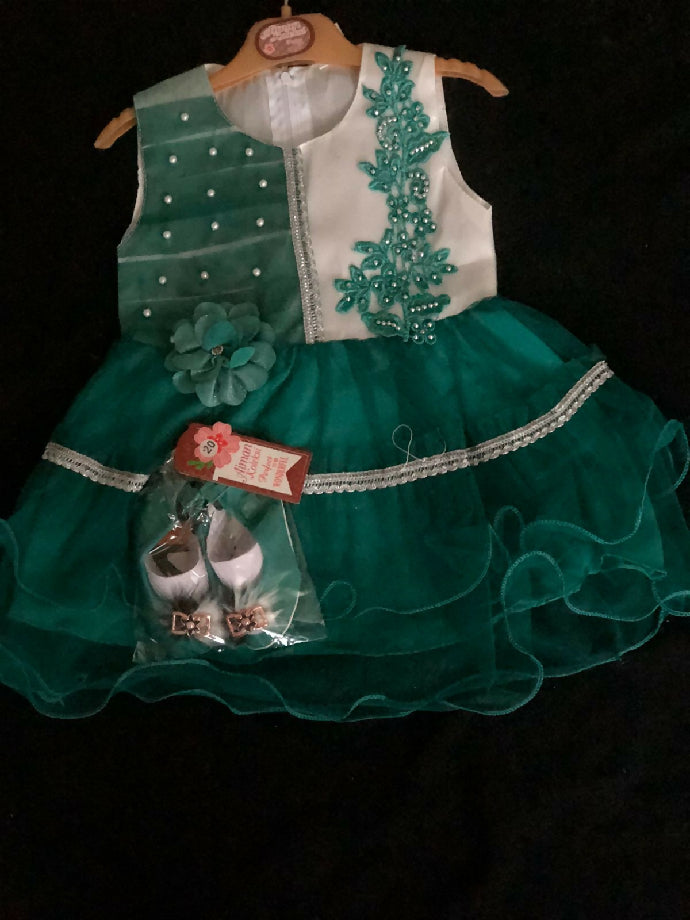 Formal Frock with matching shoes