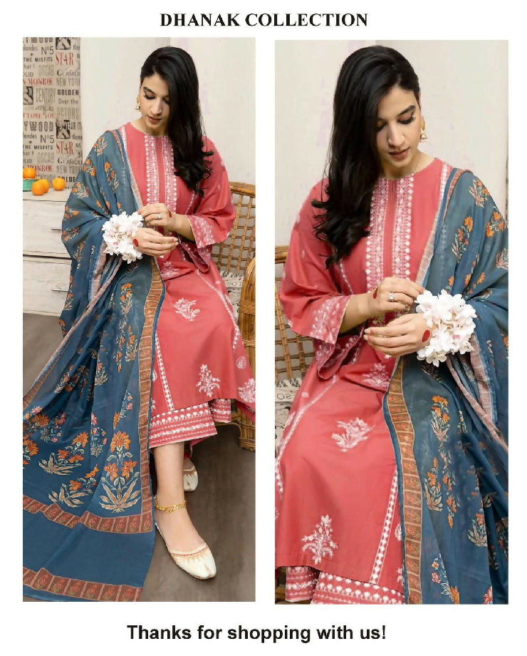 ?? *DHANAK 3PC* ?? *MOST HIT* LUXURY WINTER COLLECTION 2025 *? *FABRIC* DHANAK