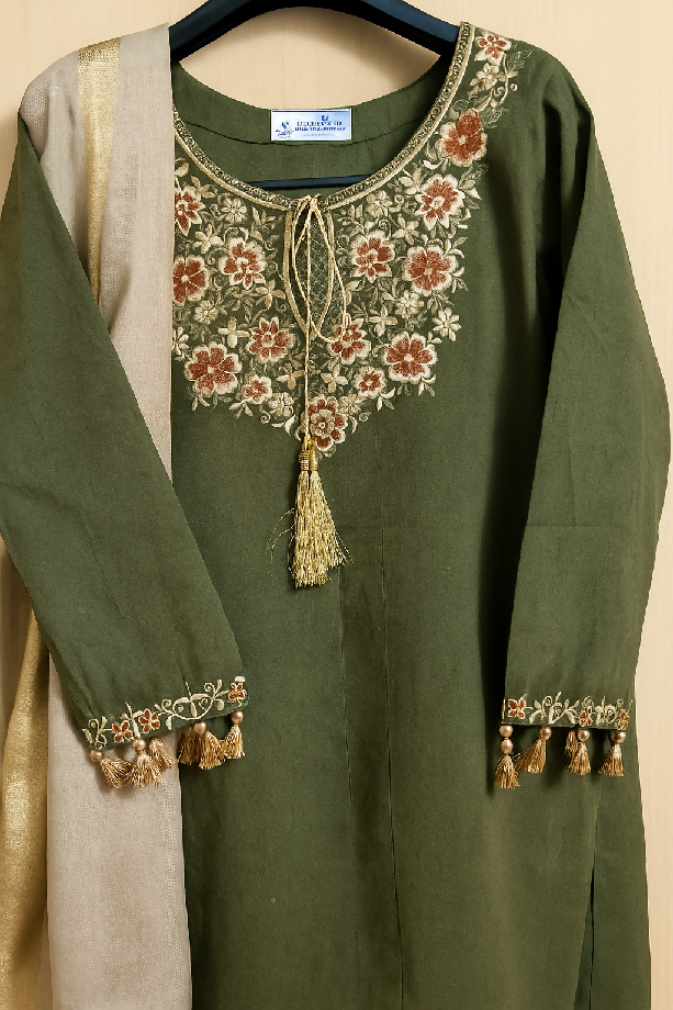 Kamalia Khadar 3pcs Stitched