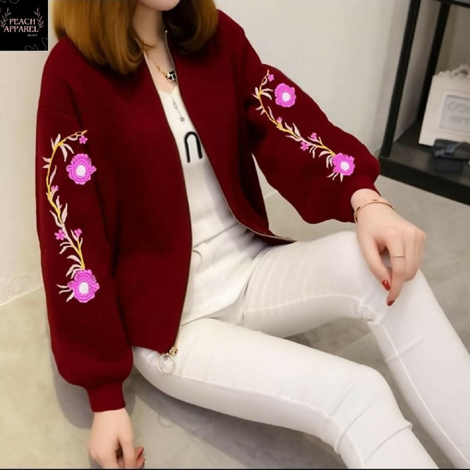 Winter Printed Zipper Jacket
