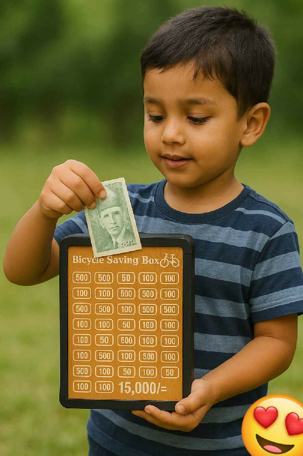 Bicycle Shaped Saving Box for Kids