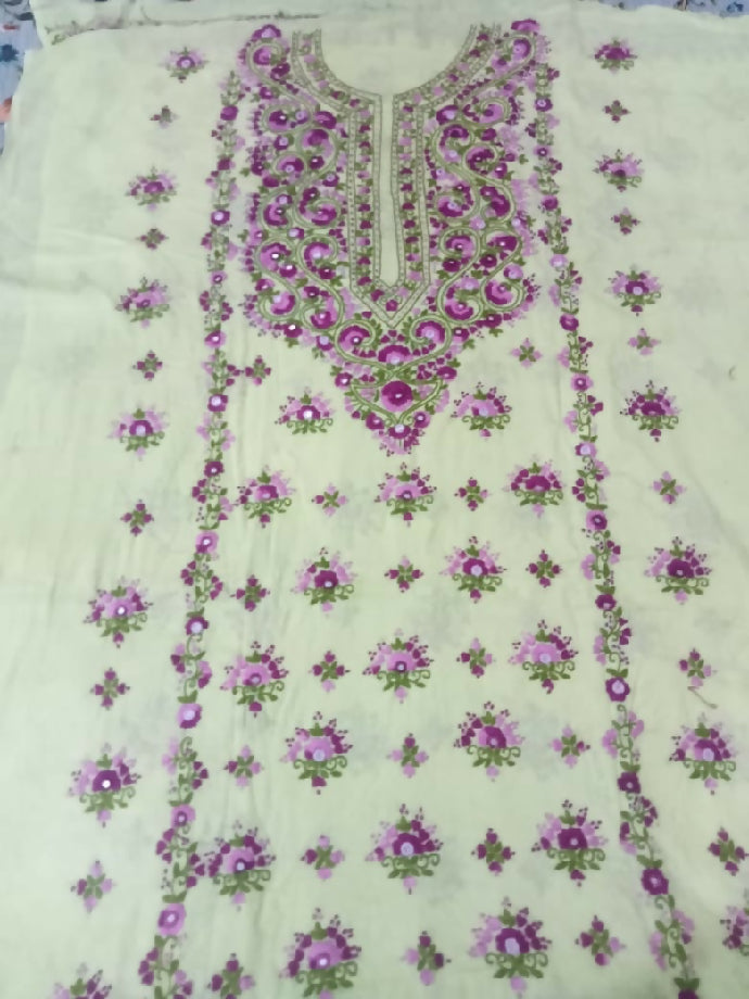 Gul Ahmed lawn shirt Heavy hand embroidered
